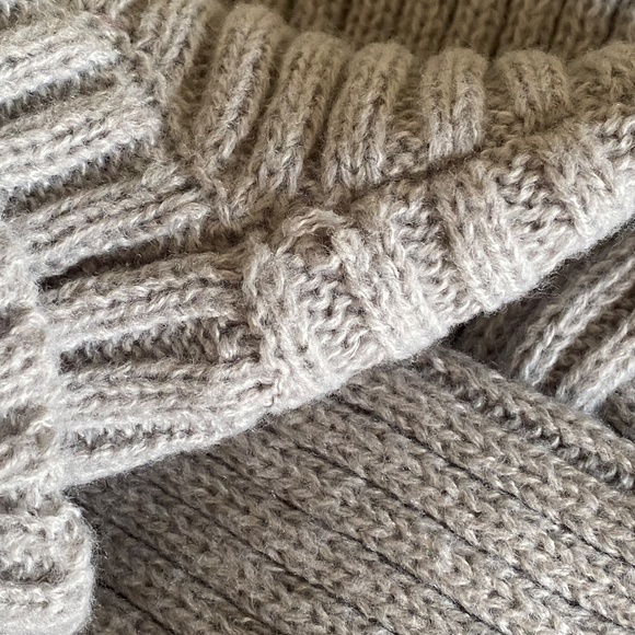 Turtleneck Sweater Dress Grey - Picture 9 of 9